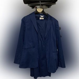 Talbots Collection Navy Suit Blazer and Dress Pants